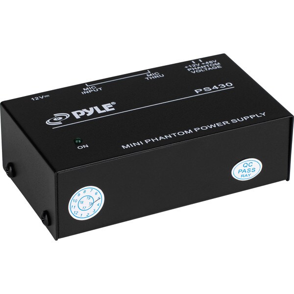 Main product image for Pyle PS430 Compact Universal Phantom Power Supply for Condenser Microphones248-4151